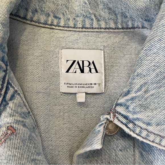 Zara Heart Denim Jacket M - L - Picture 11 of 11